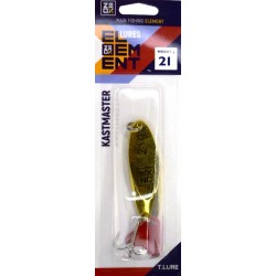Блешня для риболовлі, коливна, ZEOX Kastmaster, вага 21г, колір Gold